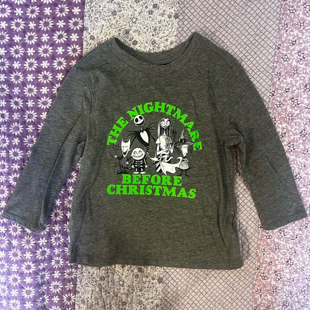 Old Navy Nightmare Before Christmas long sleeved tee